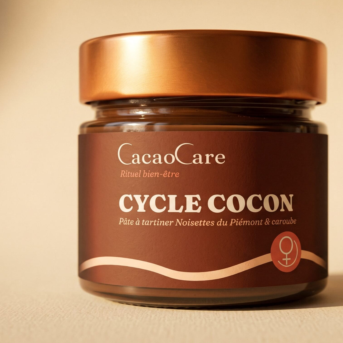 Pot de pâte à tartiner Cycle Cocon CacaoCare, sans cacao ni caféine